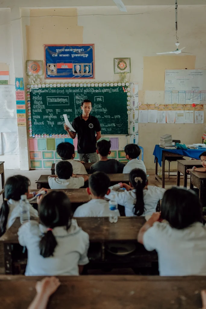 Aufklärungsunterricht einer Schulklasse